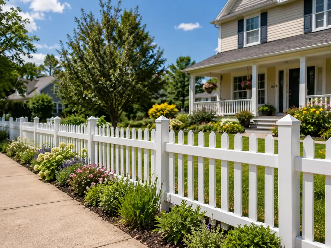 White picket fence